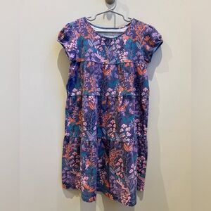 Garnet Hill Kids Floral Dress size Medium